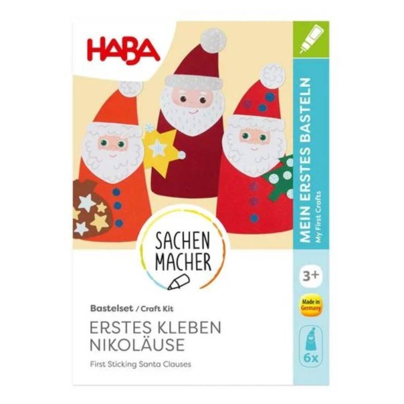 Haba - Bastelset - Erstes Kleben Nikoläuse Haba - Bastelset - Erstes Kleben Nikoläuse
