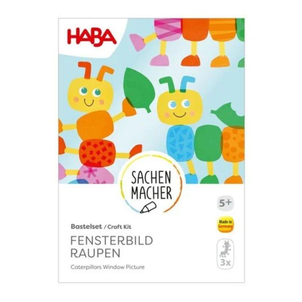 Haba - Bastelset - Fensterbild Raupen