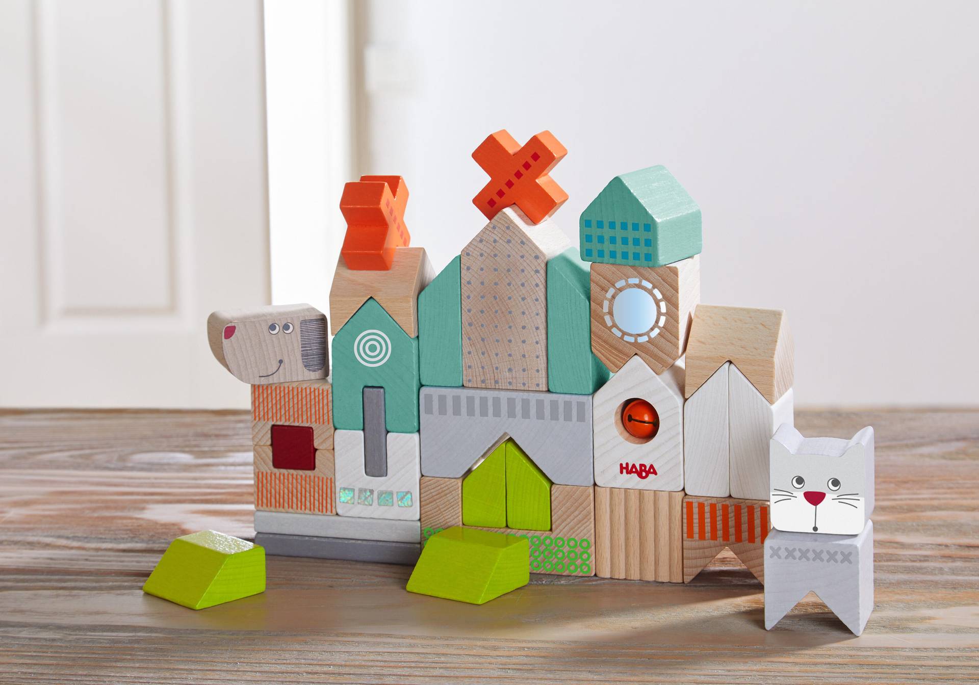 Haba - Bausteine Hund und Katze
