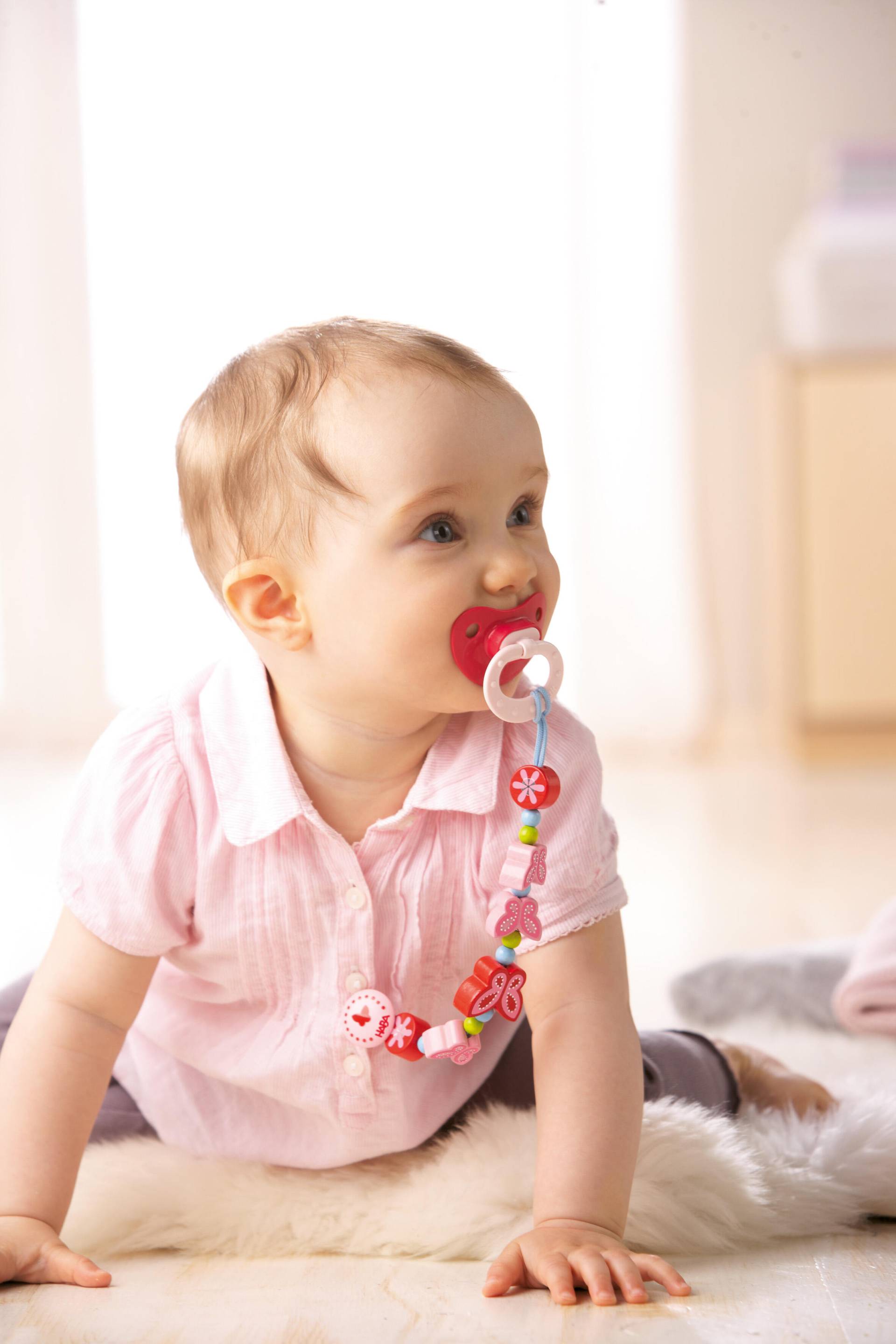 Haba - Schnullerkette Schmetterling