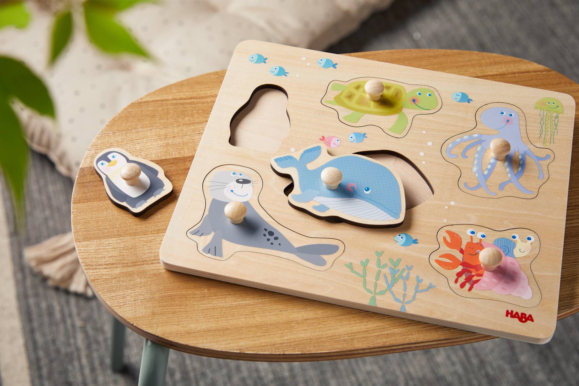 Haba - Steckpuzzle Meerestiere