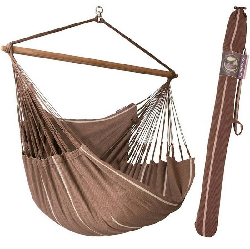 Hängestuhl groß 130x210 cm Habana Bio braun Hängestuhl groß 130x210 cm Habana Bio braun