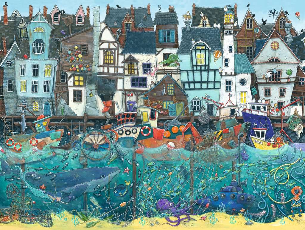 Hafen der Wunder: Ein gesch�ftiger Fantasy-Hafen