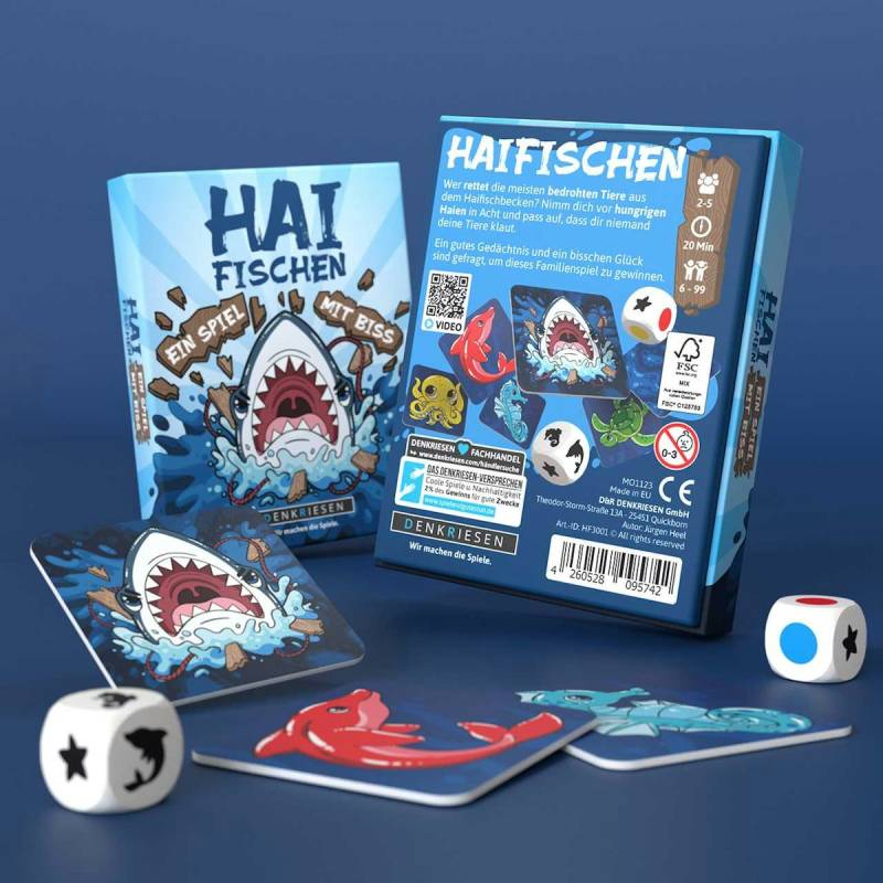 Haifischen- Ein Spiel mit Biss ab 6 Jahren Haifischen- Ein Spiel mit Biss ab 6 Jahren