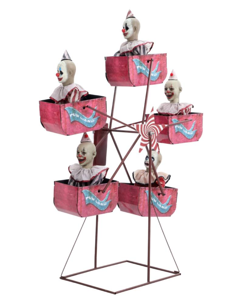 Halloween Clowns im Riesenrad Animatronic 183cm Halloween Clowns im Riesenrad Animatronic 183cm
