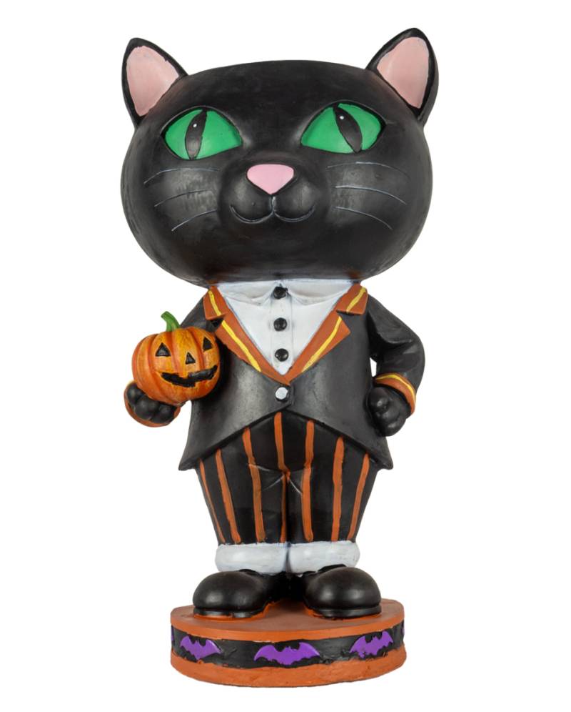 Halloween Katze als Bonbonschüssel 72cm