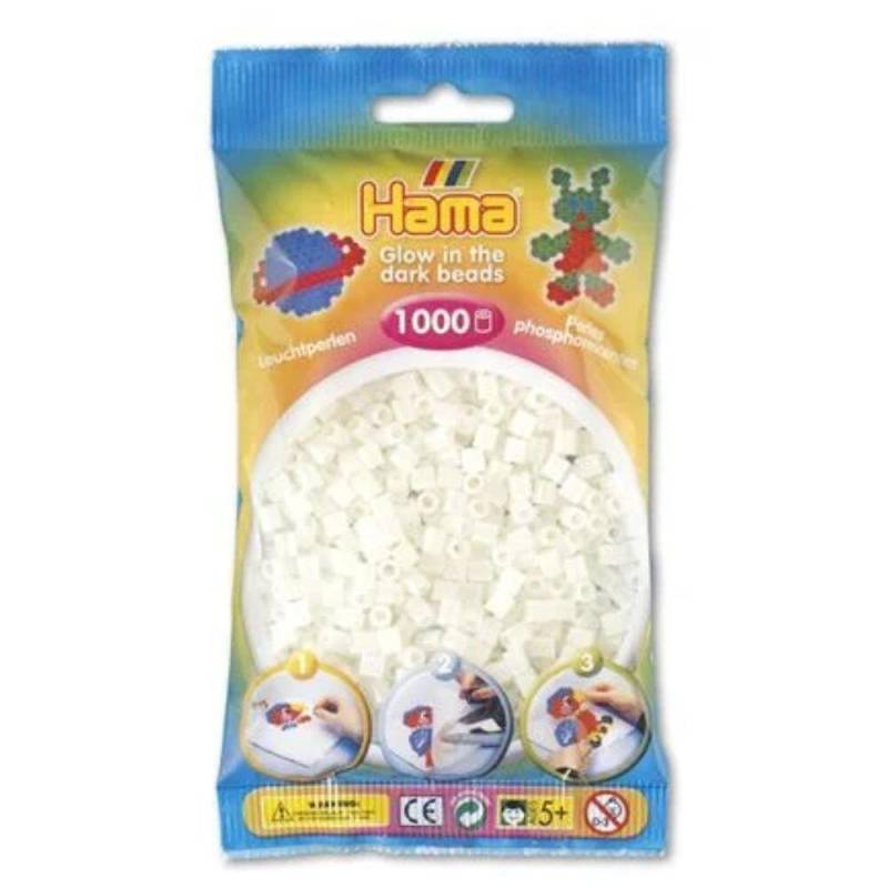 Hama - Bügelperlen Glow in the Dark 1000er
