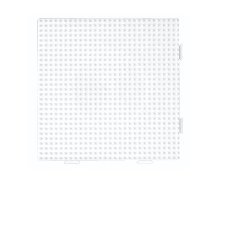 Hama - Bügelperlen Stiftpl. weiß quadratisch z. Aneinanderstecken