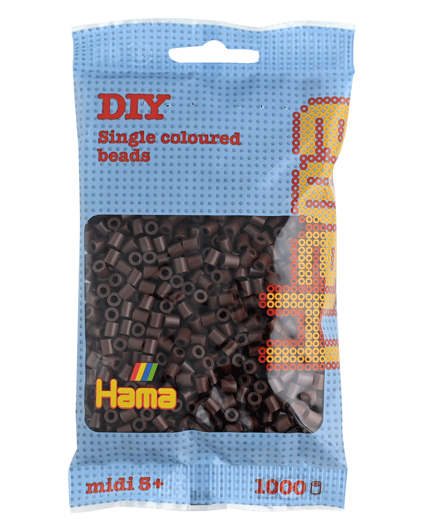 Hama - HAMA Bügelperlen – Braun, ca. 1.000 Stück