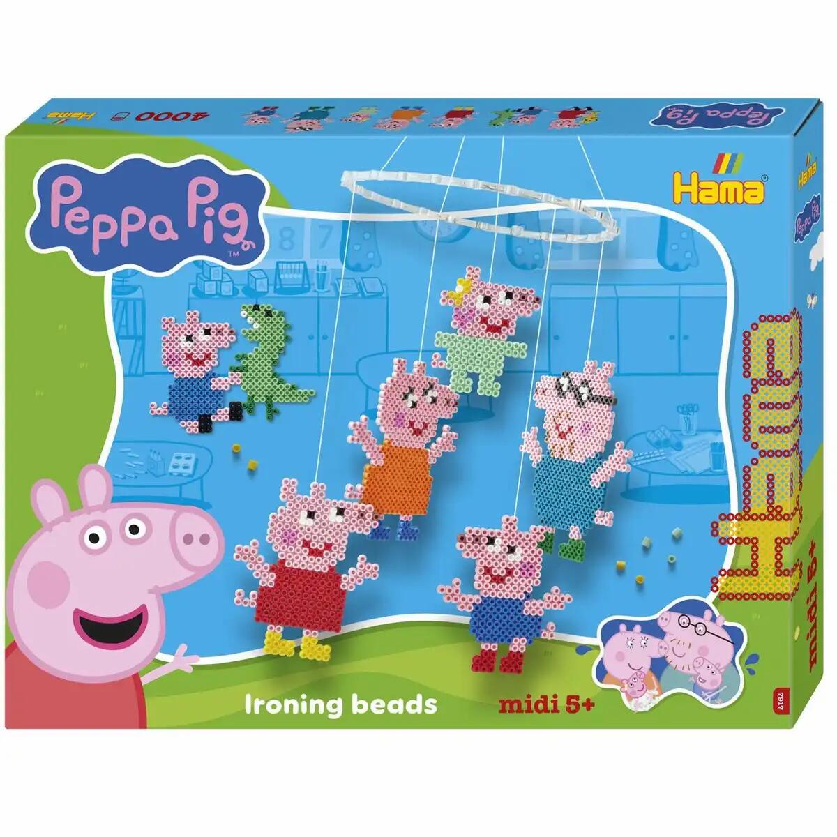Hama - Hama Bügelperlen Peppa Pig midi 4000 Stück Hama - Hama Bügelperlen Peppa Pig midi 4000 Stück
