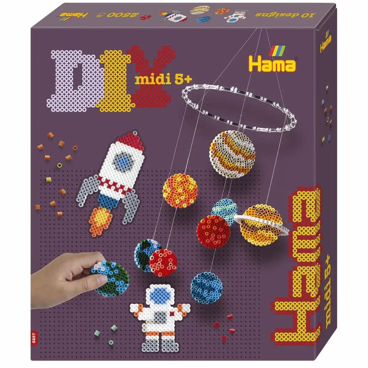 Hama - Hama Bügelperlen midi – Geschenkpackung „Einhörner“, 2000 Perlen