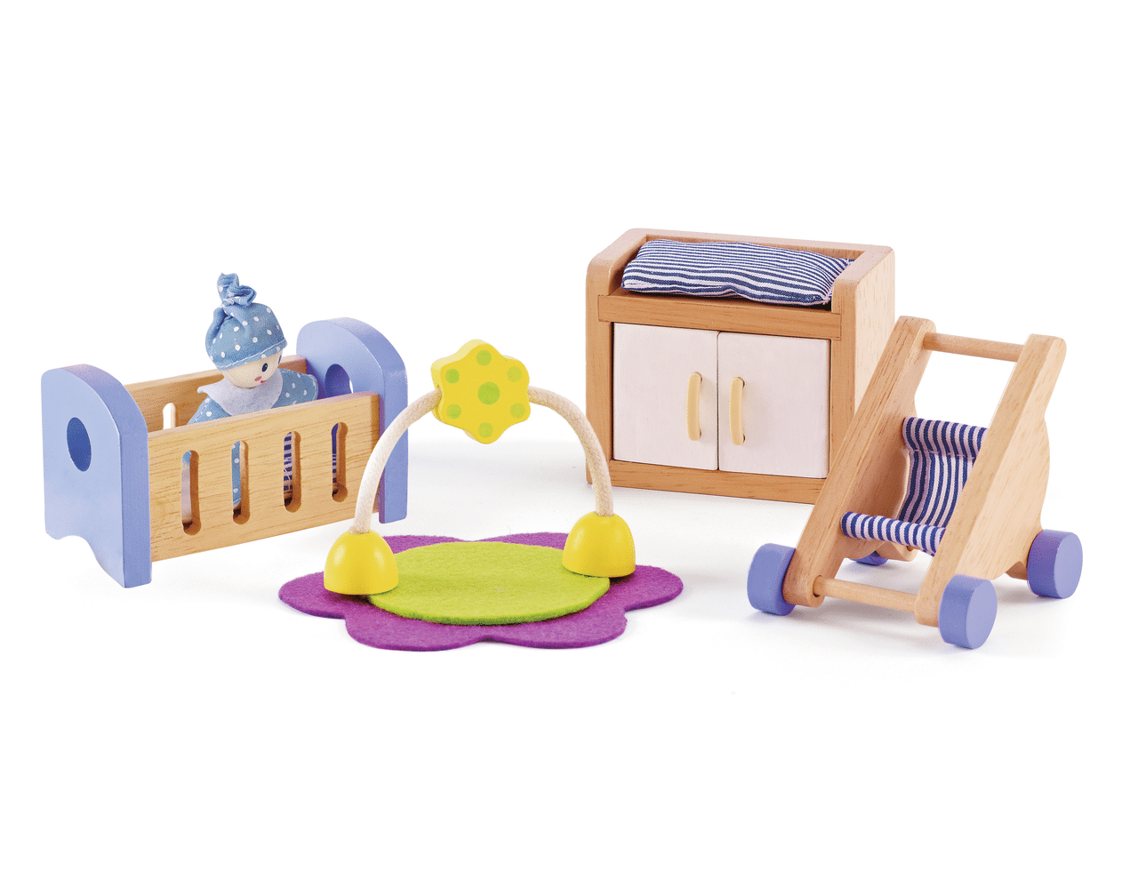Hape - Hape Puppenhaus-Möbel Babyzimmer Hape - Hape Puppenhaus-Möbel Babyzimmer