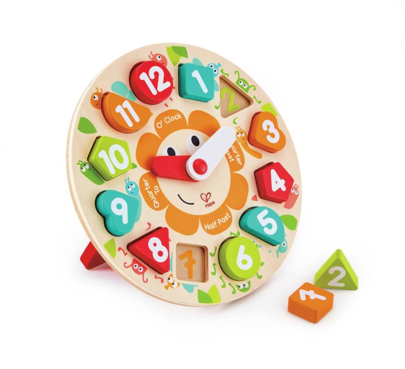 Hape - Steckpuzzle Uhr