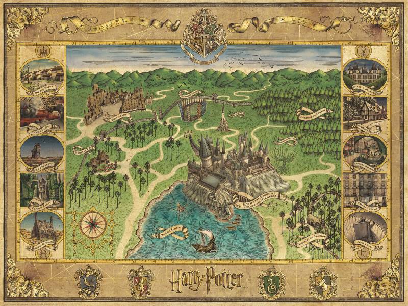 Harry Potter | Hogwarts Karte Harry Potter | Hogwarts Karte