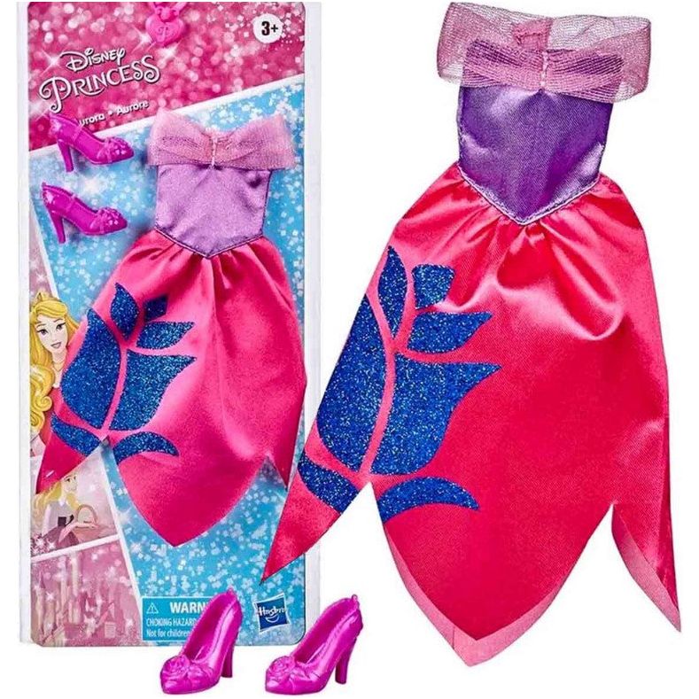 Hasbro - Disney Princess - Puppenkleid und Schuhe - Cinderella, Aurora oder Mulan Hasbro - Disney Princess - Puppenkleid und Schuhe - Cinderella, Aurora oder Mulan