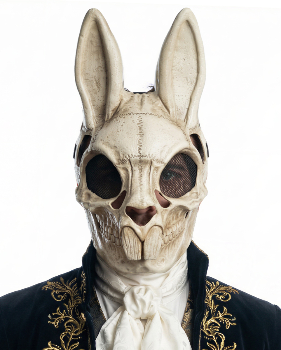 Hase Totenkopf Maske