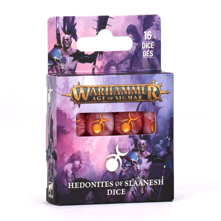 Hedonites of Slaanesh Dice Set 16 Würfel Games Workshop Warhammer Würfel AoS