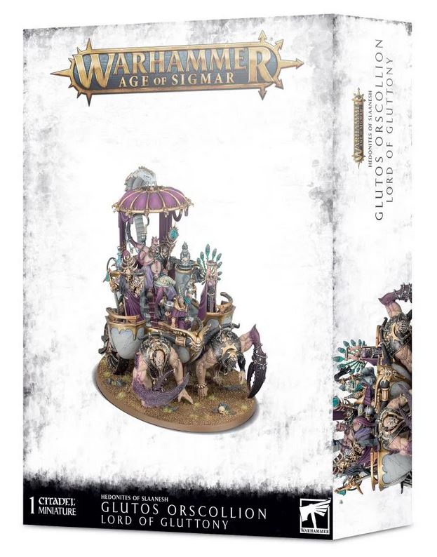 Hedonites of Slaanesh Glutos Orscollion Lord of Gluttony Games Workshop AOS