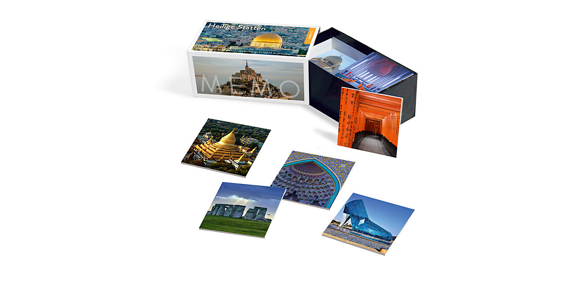 Heilige Stätten. Memo   Places of Worship. Matching Game