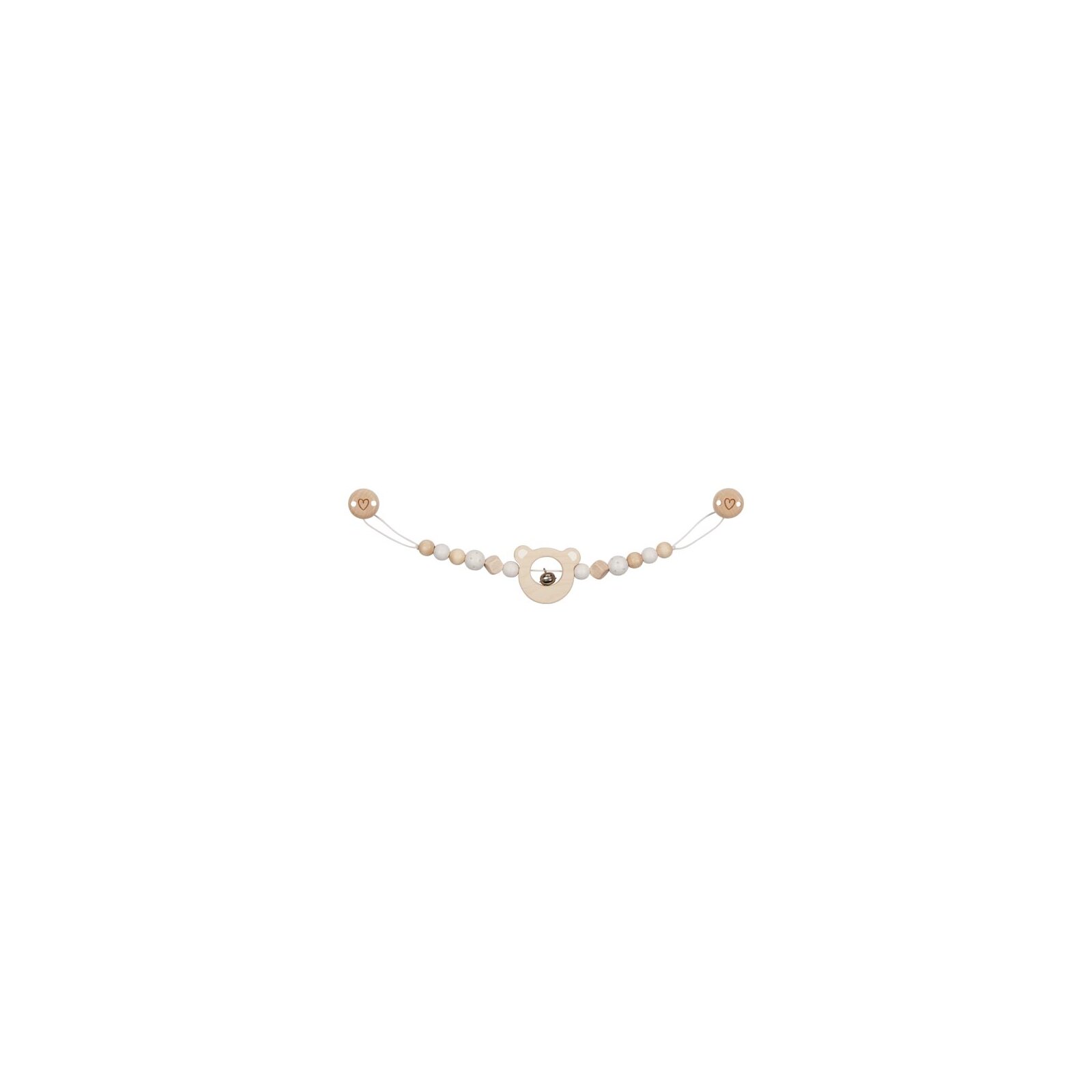 Goki - Kinderwagenkette Bärenkopf mit Clips