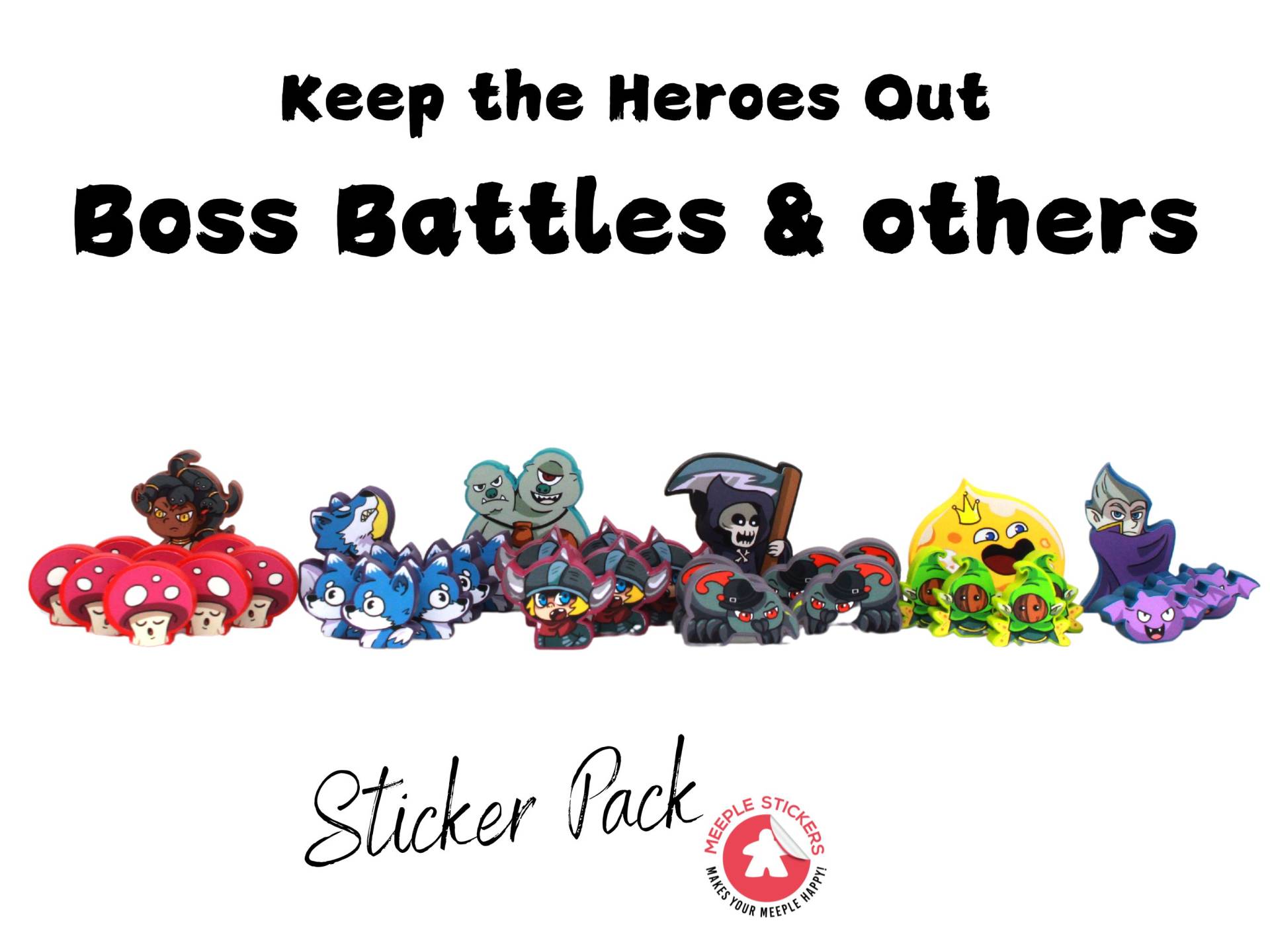 Helden m�ssen drau�en bleiben | Boss Battle - Stickerpack
