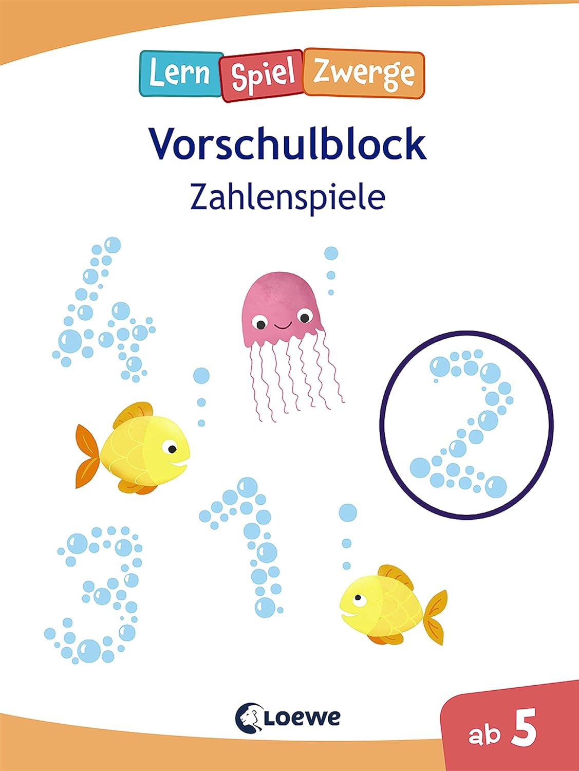 Loewe Verlag - Zahlenspiele, LernSpielZwerge Vorschulblock - Zahlenspiele Loewe Verlag - Zahlenspiele, LernSpielZwerge Vorschulblock - Zahlenspiele