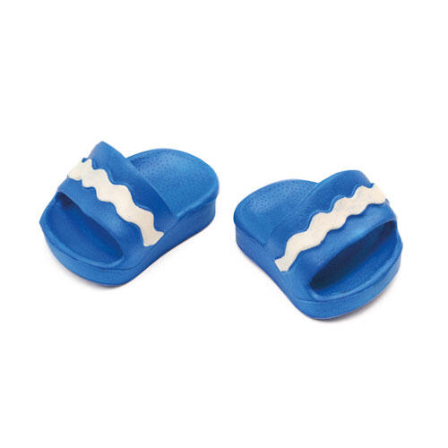 Heless - Puppen-Badeschlappen, blau, Gr. 38-45 cm