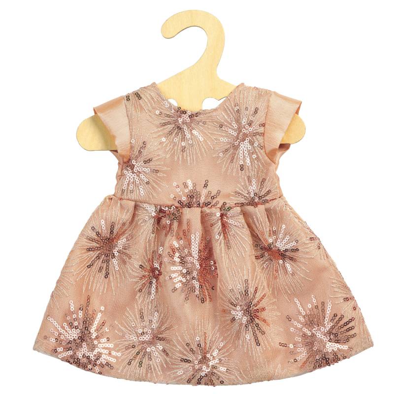 Heless - Puppen-Glitzerkleid Rosé Gold, Gr. 28-35 cm Heless - Puppen-Glitzerkleid Rosé Gold, Gr. 28-35 cm