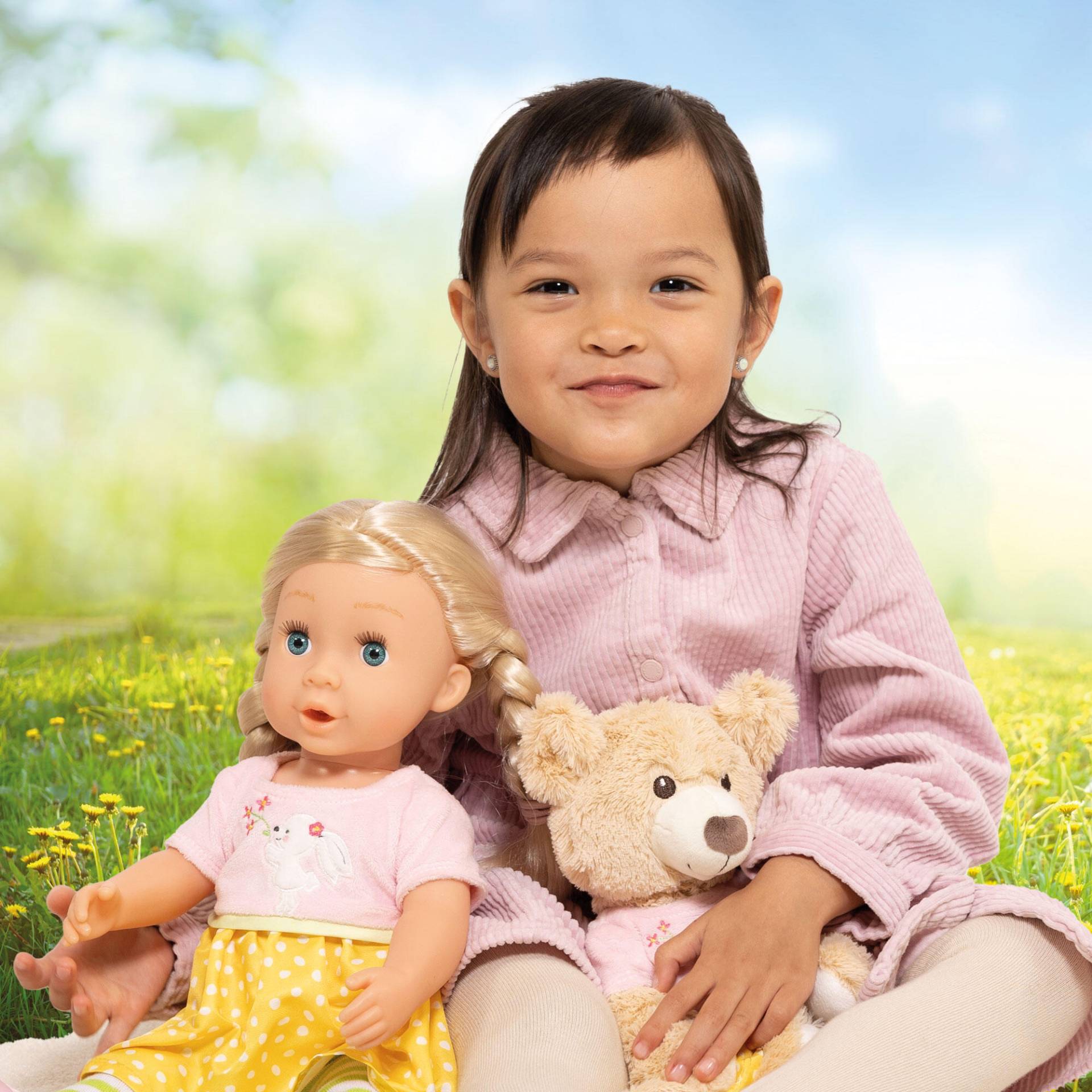 Heless - Puppen-Kleid Bunny Lou, Gr. 35-45 cm