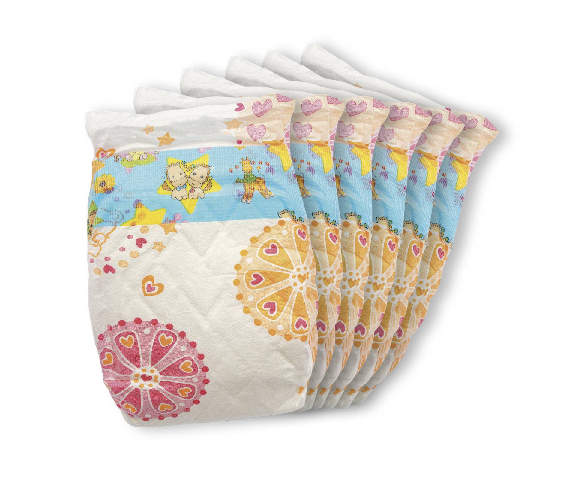 Heless - Puppenwindeln 6 St.,35-50cm