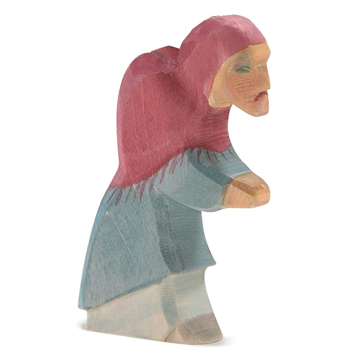 Hexe Holzfigur 12,6 cm