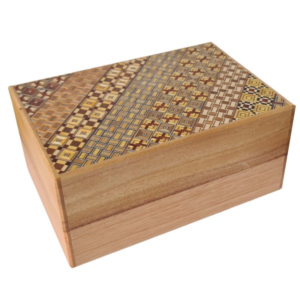 Himitsu Bako 6 Sun 18 Steps Yosegi / Natural Wood Himitsu Bako 6 Sun 18 Steps Yosegi / Natural Wood