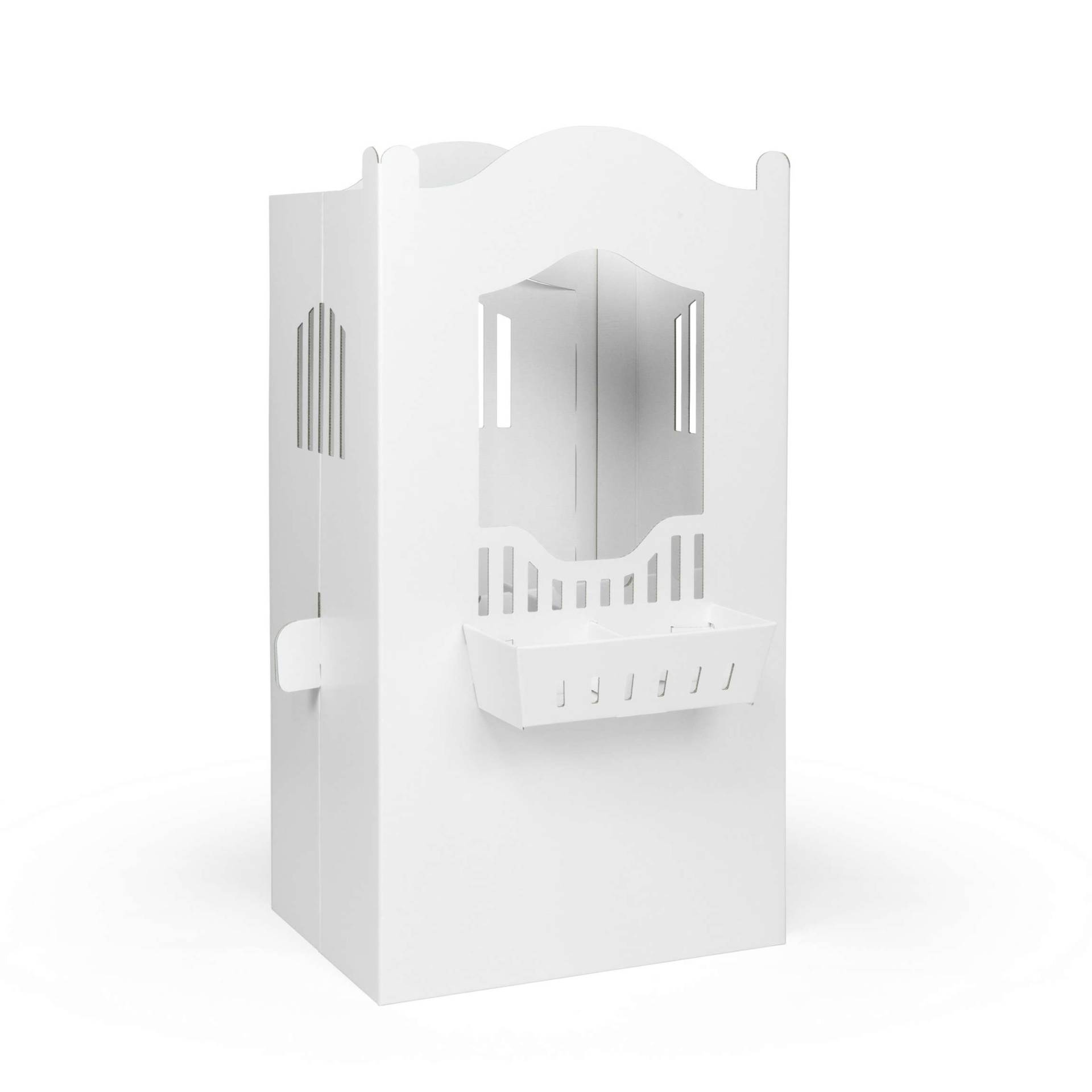 Hobby Horse Stall Pferdestall weiß zum Bemalen/Bekleben