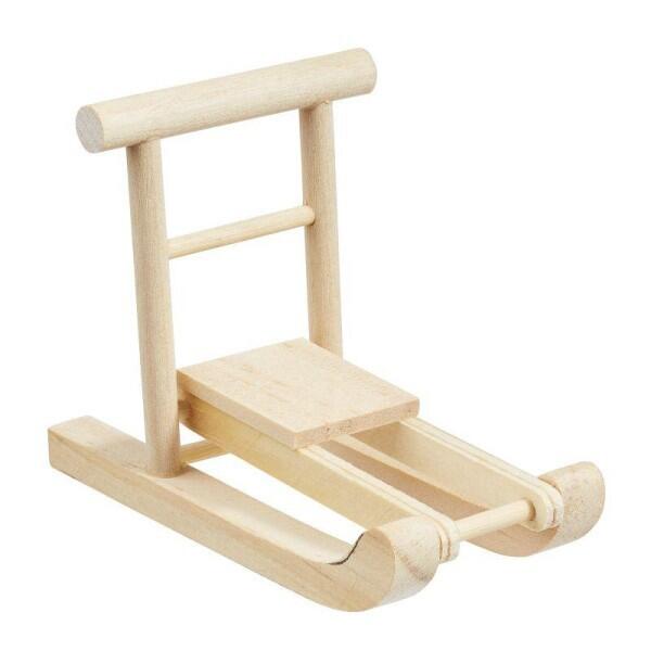 Hobbyfun - Schlitten natur