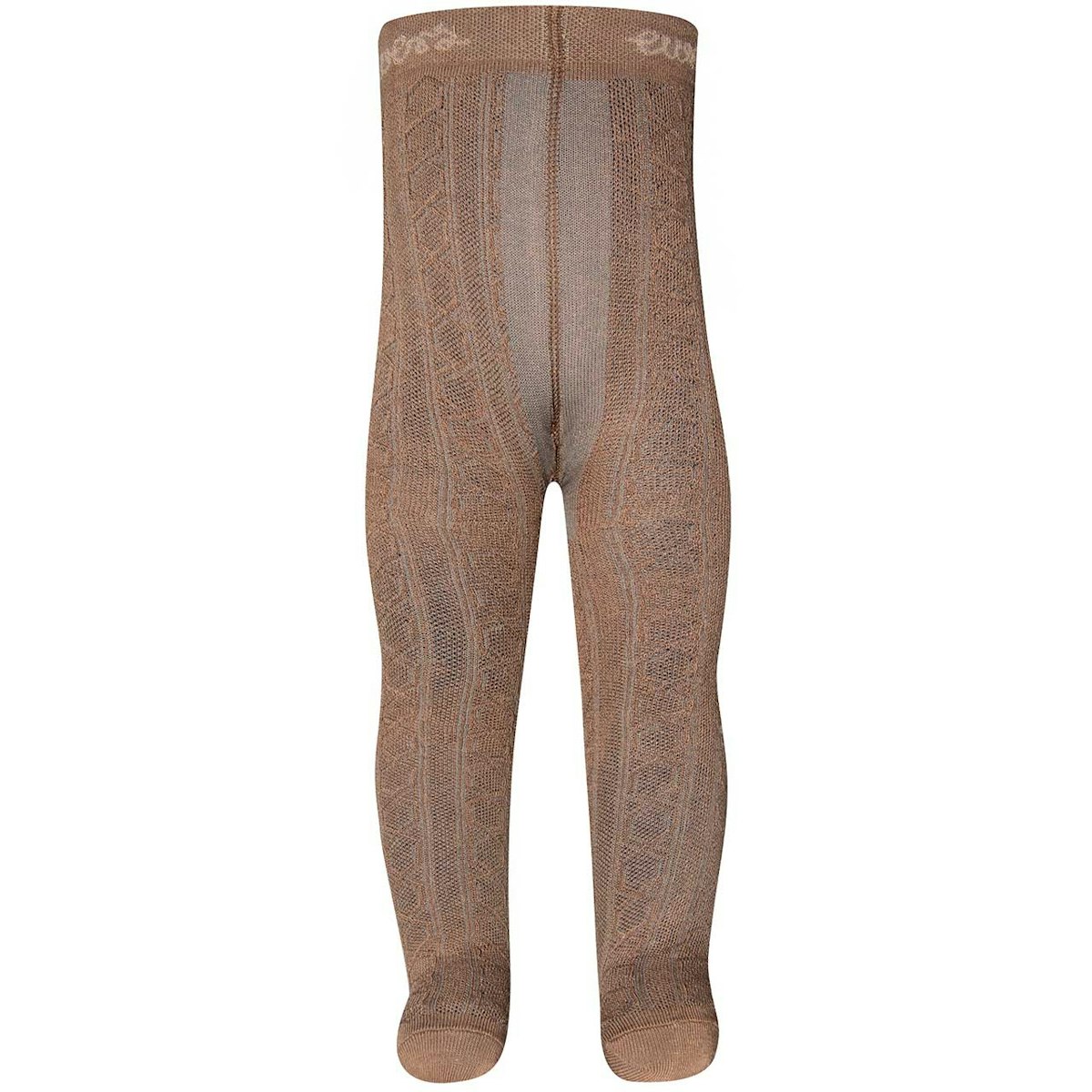 Hochwertige Struktur Strumpfhose braun 56