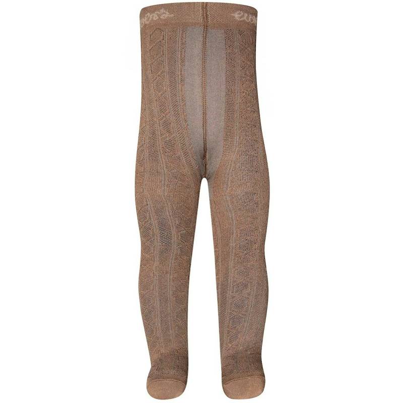 Hochwertige Struktur Strumpfhose braun 62