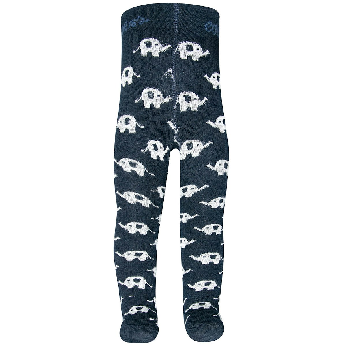 Hochwertige Strumpfhose Elefanten navy 74
