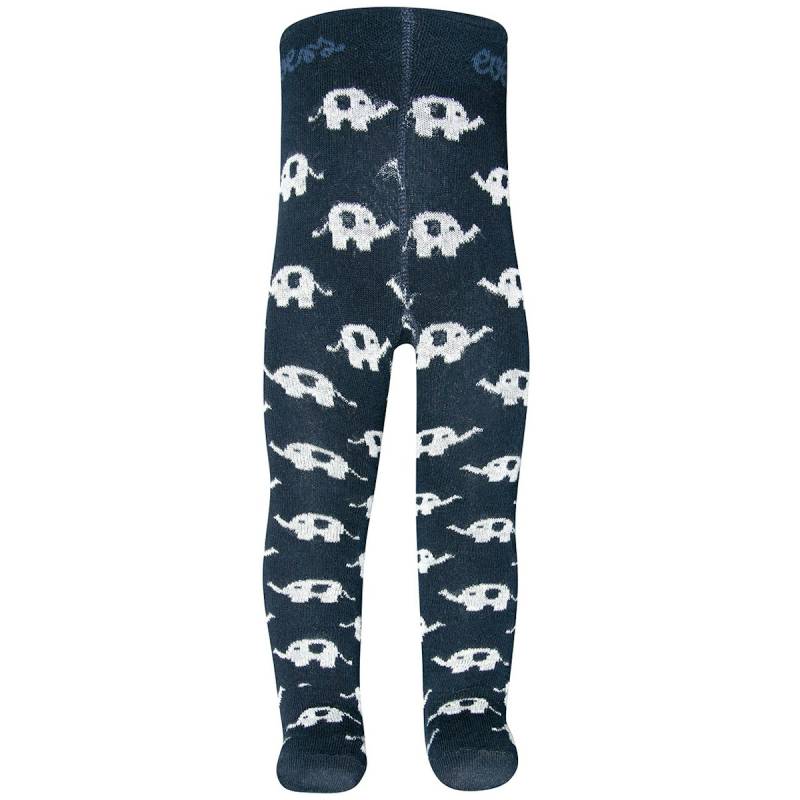 Hochwertige Strumpfhose Elefanten navy 74
