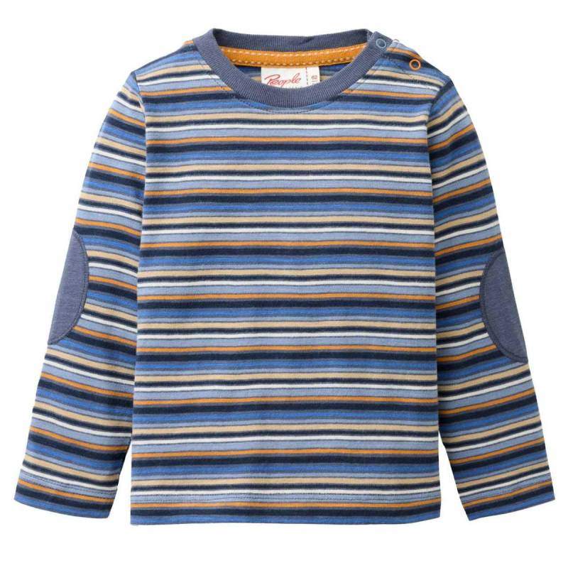 Hochwertiges Langarmshirt bunte Ringel 98/104