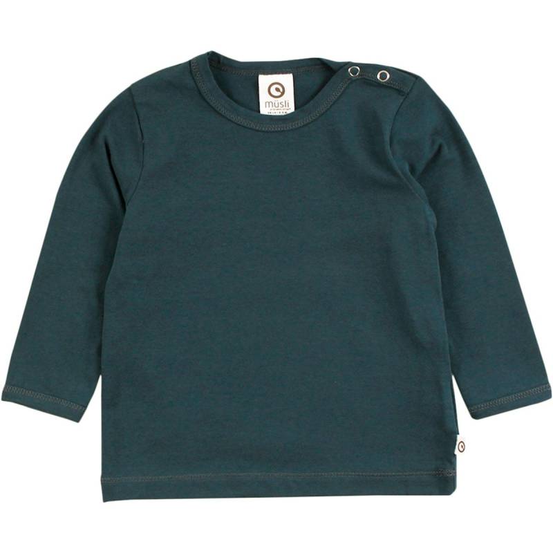 Hochwertiges Langarmshirt uni navy 74 Hochwertiges Langarmshirt uni navy 74