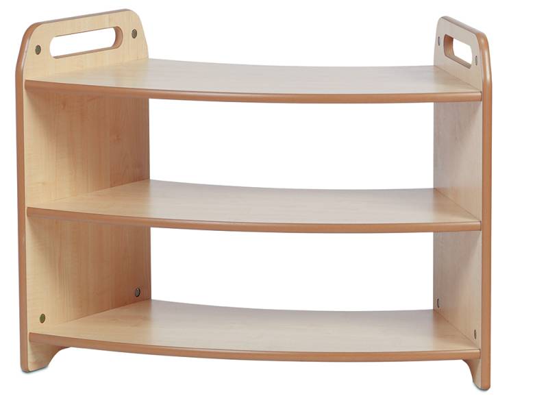 Hohes, 45° offenes Schwenkregal (B 900 mm)