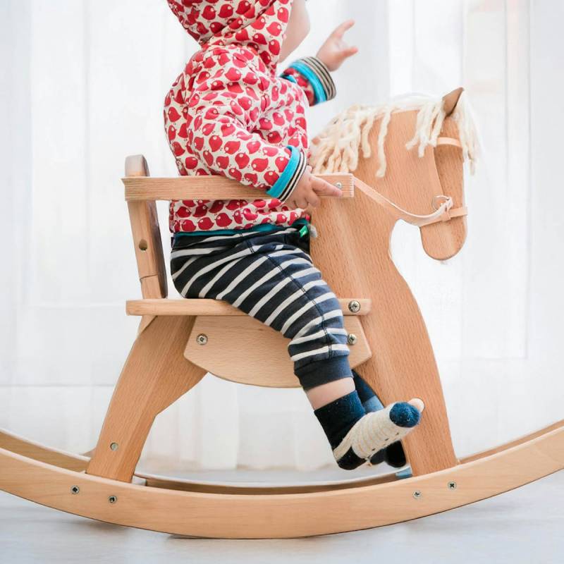 Holz Schaukelpferd Baby ab 10 Monaten