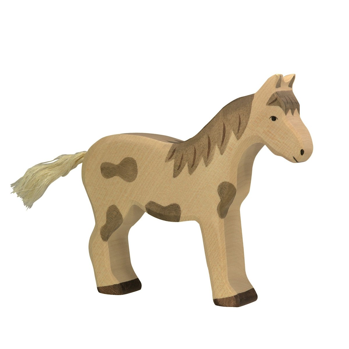 Holzfigur Pferd - auf dem Bauernhof