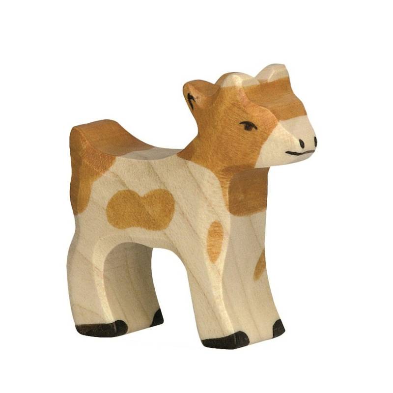 Holzfigur Zicklein - auf dem Bauernhof
