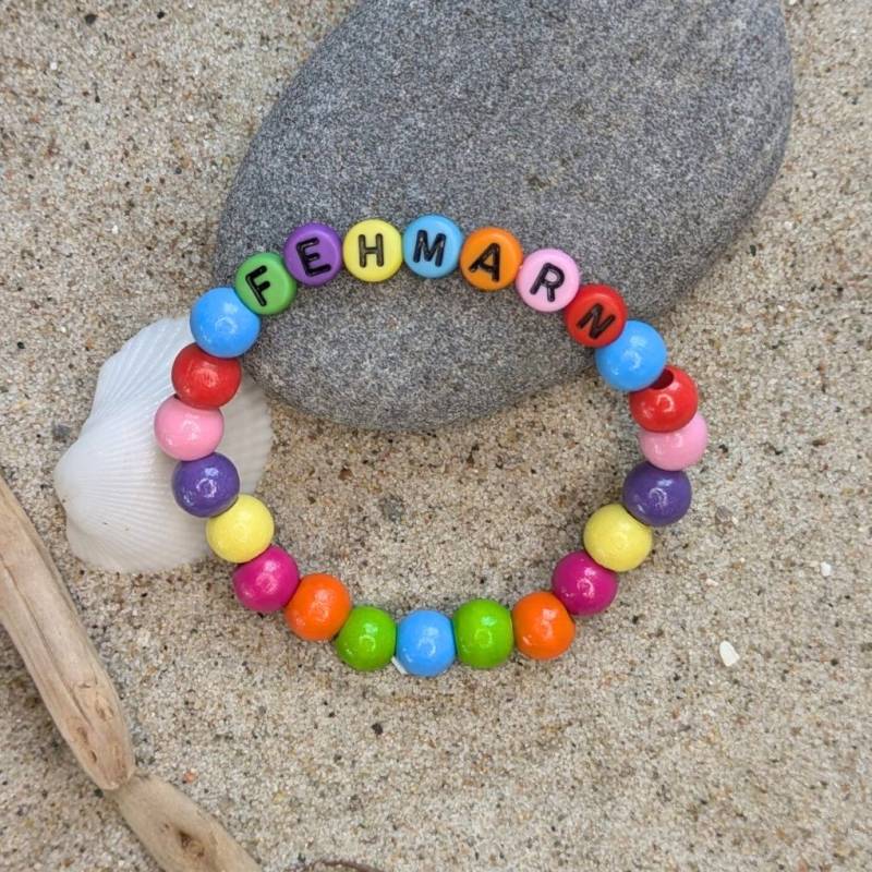 Holzperlen-Armband "Fehmarn Bunt" Holzperlen-Armband "Fehmarn Bunt"