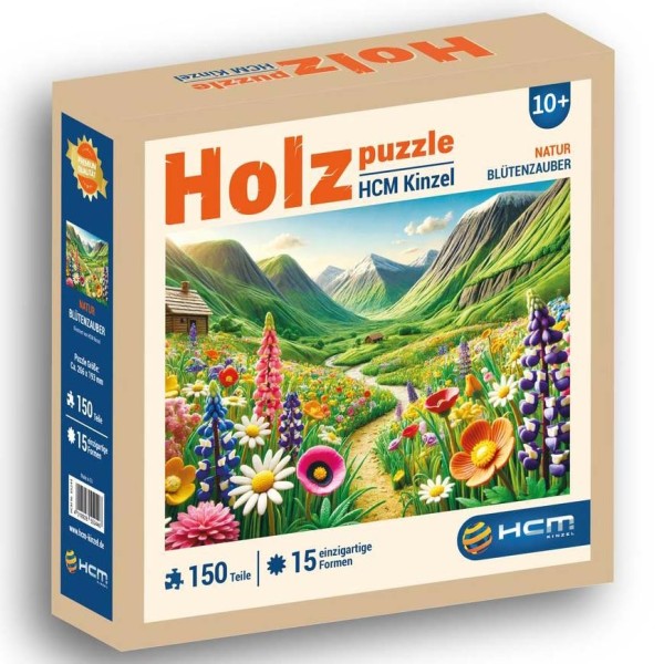 Holzpuzzle - Blütenzauber 200 Teile