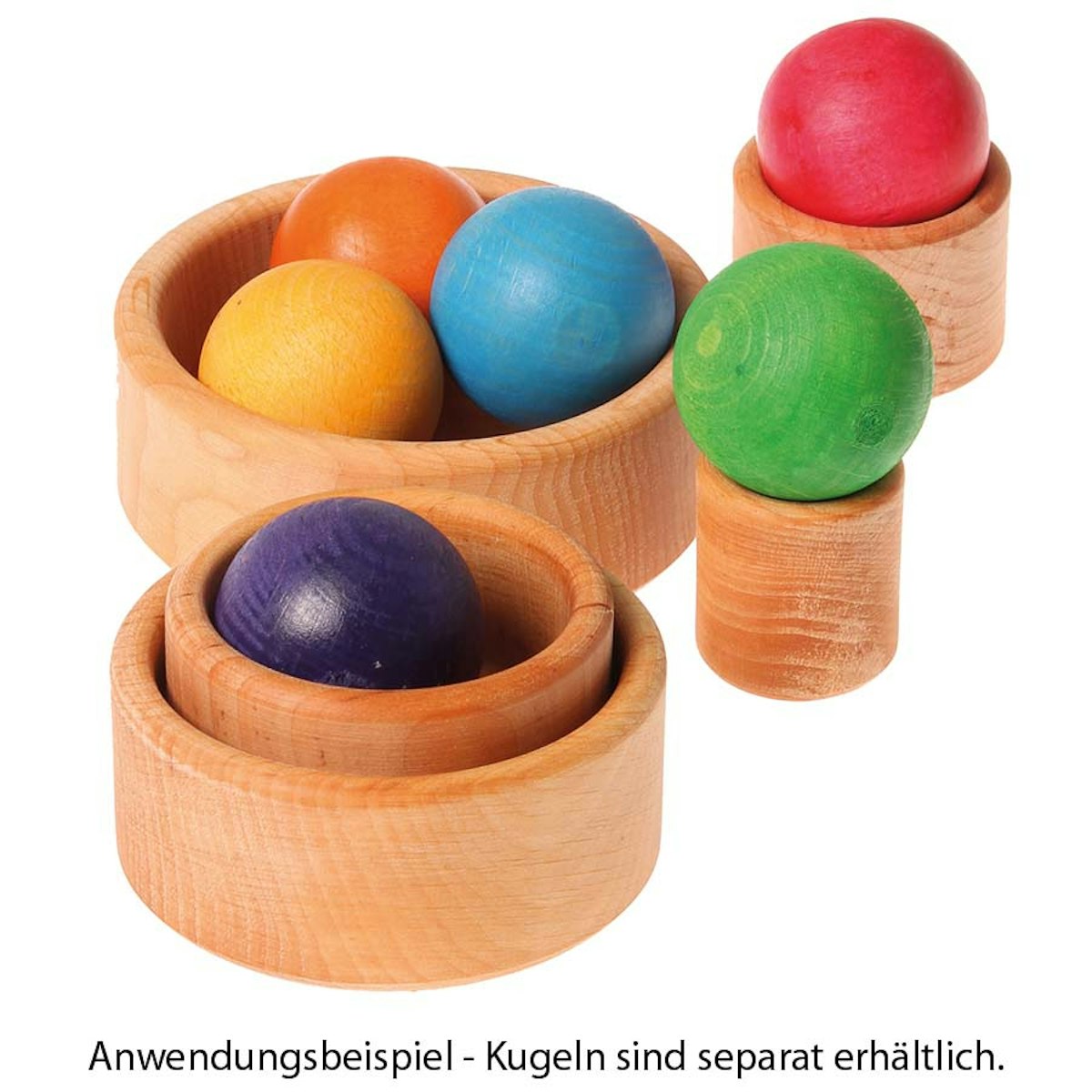 Holzschalen Set ab 1 Jahr natur