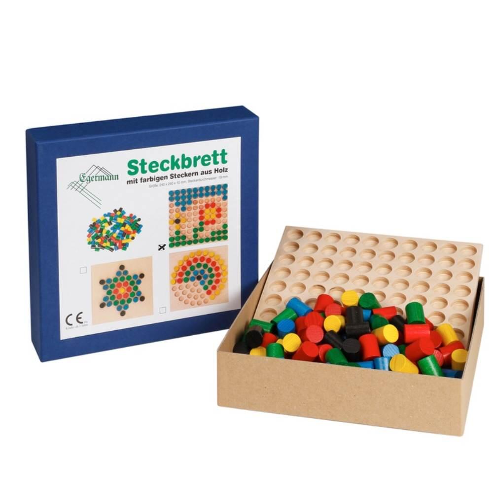 Holzwaren Egermann - Steckbrett Spiel 19mm Holzwaren Egermann - Steckbrett Spiel 19mm