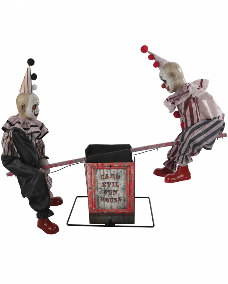 Horrorclowns auf Wippe Animatronic Horrorclowns auf Wippe Animatronic