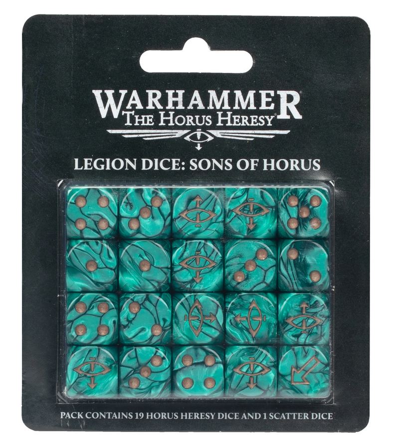 Horus Heresy Sons of Horus Legion Dice Set Games Workshop 30k Würfel